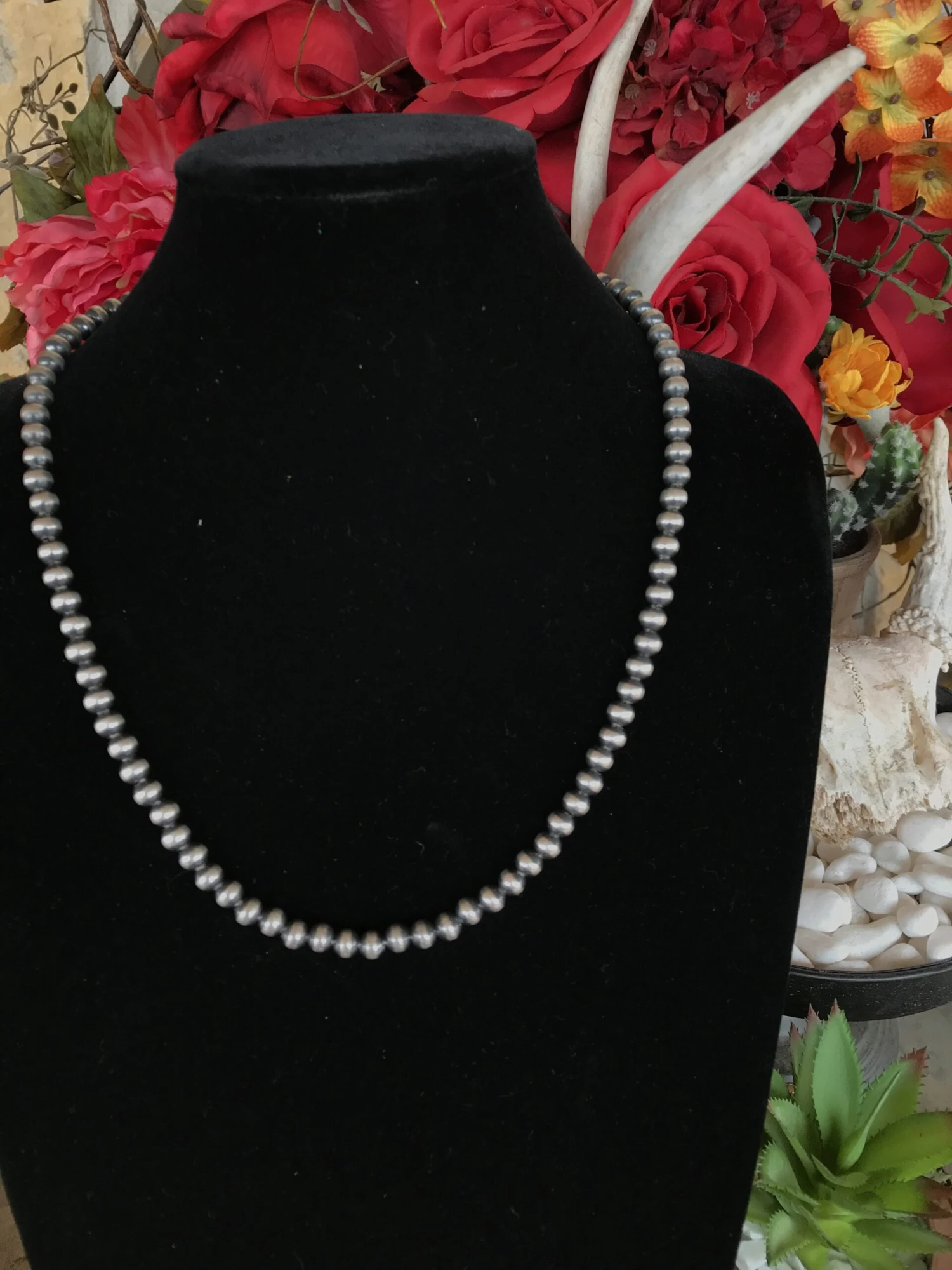 24" 7mm Pearl Necklace 3 24" 7mm Pearl Necklace