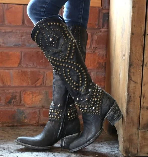 Old Gringo Belinda Boot - Black 3 Old Gringo Belinda Boot - Black