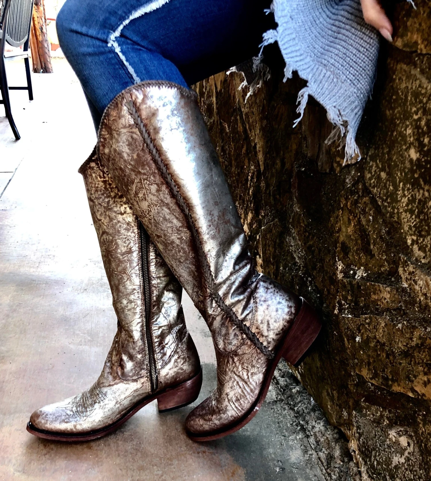 Liberty Black Cabra Buffed Metal Boot 4 Liberty Black Cabra Buffed Metal Boot - Image 2