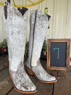 Kendra Liberty Black Tall Cowhide Boots -Western Fashion Clothing IMG 1422 1