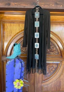 Reba Fringed Cardigan By T-Party