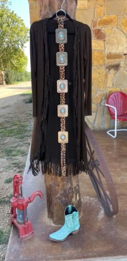 Reba Fringed Cardigan By T-Party -Western Fashion Clothing IMG 1639