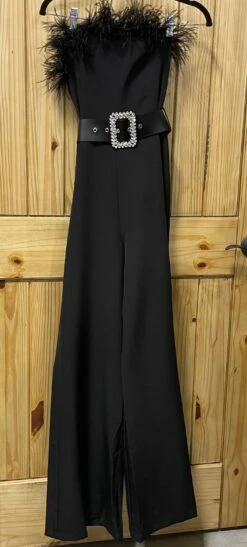 Feather Jumpsuit By Main Strip -Western Fashion Clothing IMG 1926