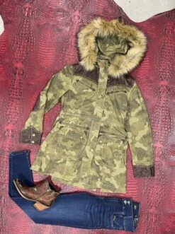 Play Nice Be Free Camo Jacket By Double D