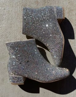 Rhinestone Cady Bitty Bling Boot - Children's Shoe By Betsey Johnson -Western Fashion Clothing IMG 2169