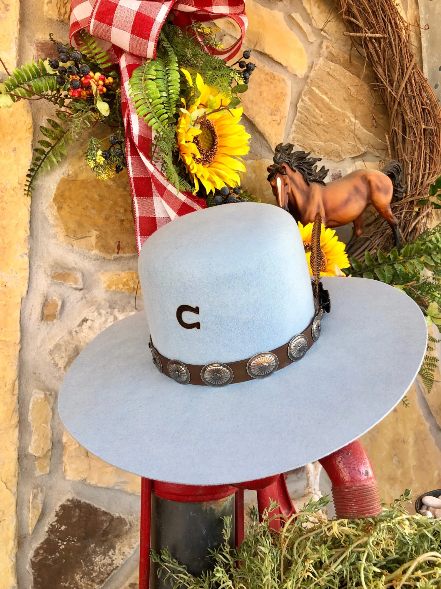 Charlie 1 Horse - Saguaro Hat In Baby Blue 3 Charlie 1 Horse - Saguaro Hat In Baby Blue