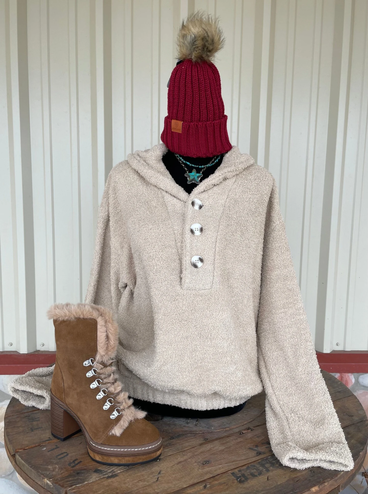 Fuzzy Wuzzy Pull-Over By WISHLIST 3 Fuzzy Wuzzy Pull-Over By WISHLIST