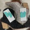Turquoise Slab Earrings -Western Fashion Clothing IMG 3343