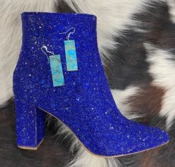 Turquoise Slab Earrings -Western Fashion Clothing IMG 3359