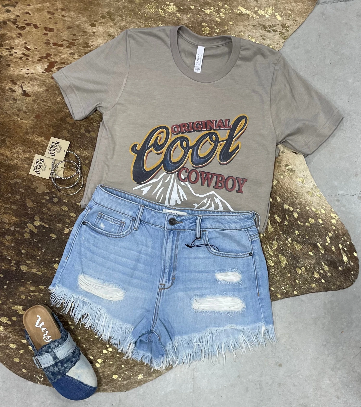 Mindy Denim Slip-Ons By Very G 3 Mindy Denim Slip-Ons By Very G