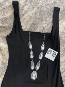 White Buffalo Turquoise Set -Western Fashion Clothing IMG 3526