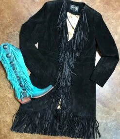 Scully Suede Fringe Knee Coat -Western Fashion Clothing IMG 4756 bc443369 147f 4db1 8825 0642df0e7833