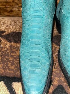 Corral Turquoise Python Booties -Western Fashion Clothing IMG 6670 c0738362 20b4 422b 8f58 4652f307f974