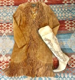 Scully Suede Fringe Knee Coat -Western Fashion Clothing IMG 6849