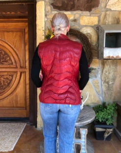 Scully Ribbed Leather Vest -Western Fashion Clothing IMG 6924 2