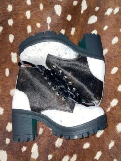 Alondra Cowhide Combat Boots 13 Alondra Cowhide Combat Boots -Western Fashion Clothing IMG 7398