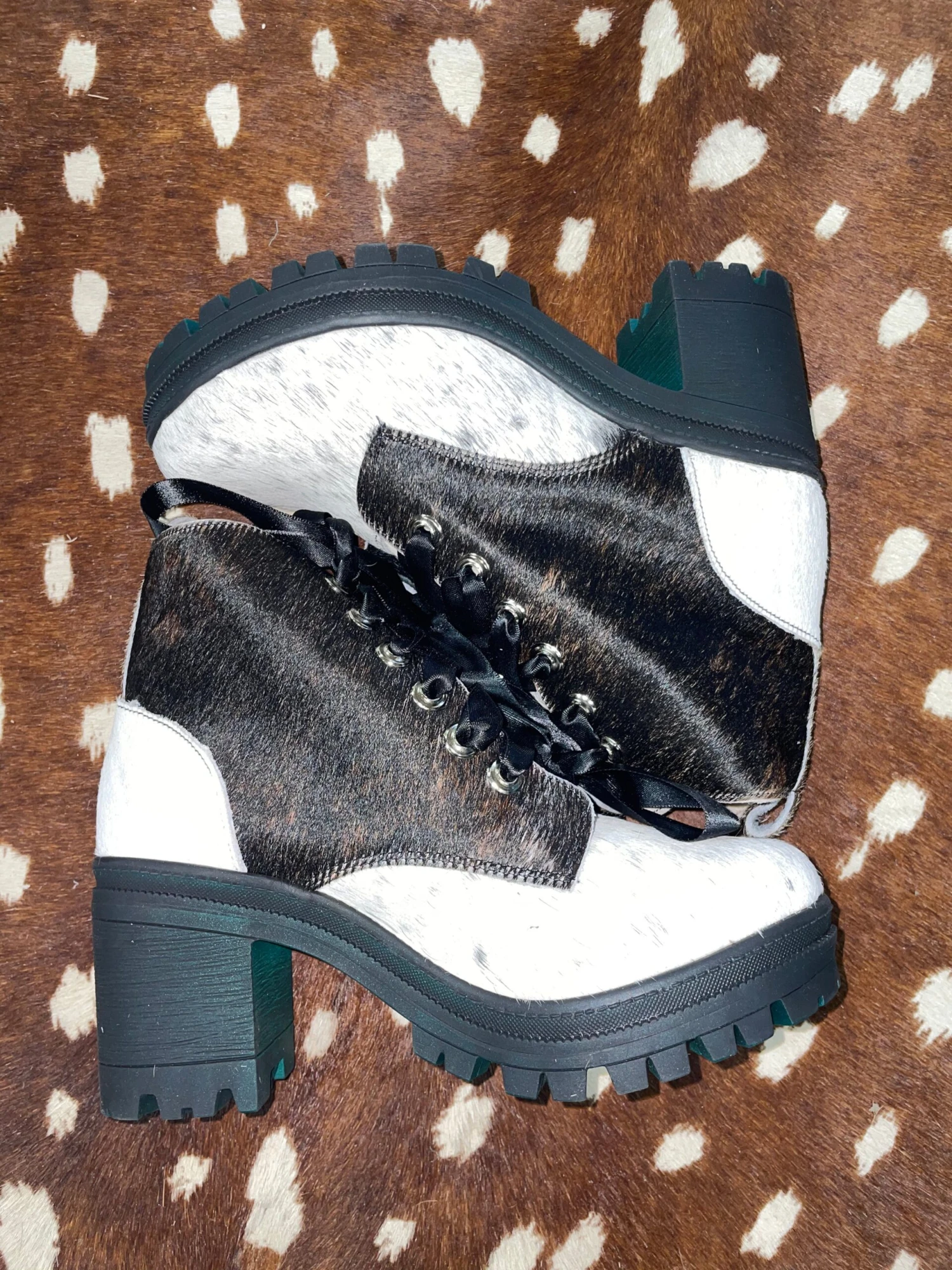 Alondra Cowhide Combat Boots 8 Alondra Cowhide Combat Boots - Image 6