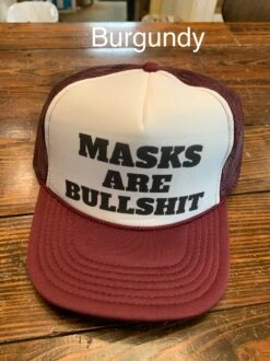 Masks Are Bullsh*t Trucker Hat -Western Fashion Clothing IMG 92162