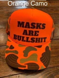 Masks Are Bullsh*t Trucker Hat -Western Fashion Clothing IMG 92172