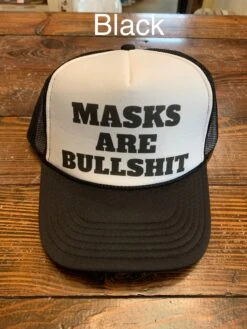 Masks Are Bullsh*t Trucker Hat -Western Fashion Clothing IMG 92182