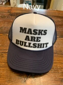 Masks Are Bullsh*t Trucker Hat -Western Fashion Clothing IMG 9220