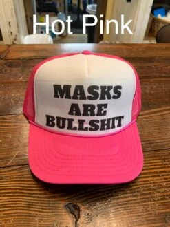 Masks Are Bullsh*t Trucker Hat -Western Fashion Clothing IMG 9223