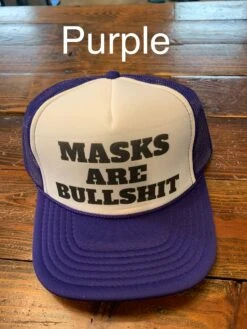 Masks Are Bullsh*t Trucker Hat -Western Fashion Clothing IMG 9225