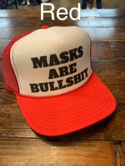 Masks Are Bullsh*t Trucker Hat -Western Fashion Clothing IMG 9229