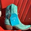 Lane Saratoga Taos Turquoise Bootie 1 Lane Saratoga Taos Turquoise Bootie -Western Fashion Clothing IMG 9391
