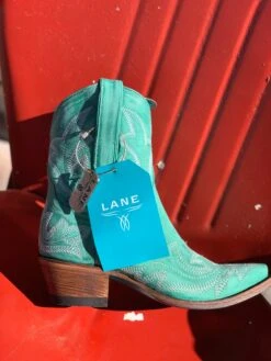 Lane Saratoga Taos Turquoise Bootie