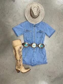 Molly Bracken Zip Me Up Romper -Western Fashion Clothing IMG 9456 1