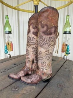 Corral Romance And The Rose Tall Boot - Chocolate 8 Corral Romance And The Rose Tall Boot - Chocolate -Western Fashion Clothing IMG 9667 58f1230a 7ad4 4f7d ae51 d4064e4861b1