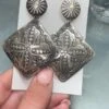 Silver CD Earrings -Western Fashion Clothing image 05704e30 9bcc 4935 a361 93fe1a3d27d6 1