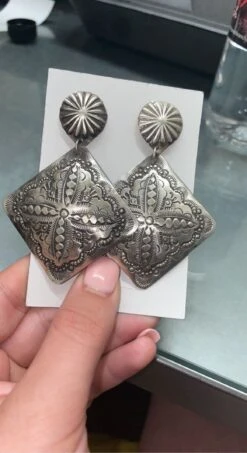 Silver CD Earrings