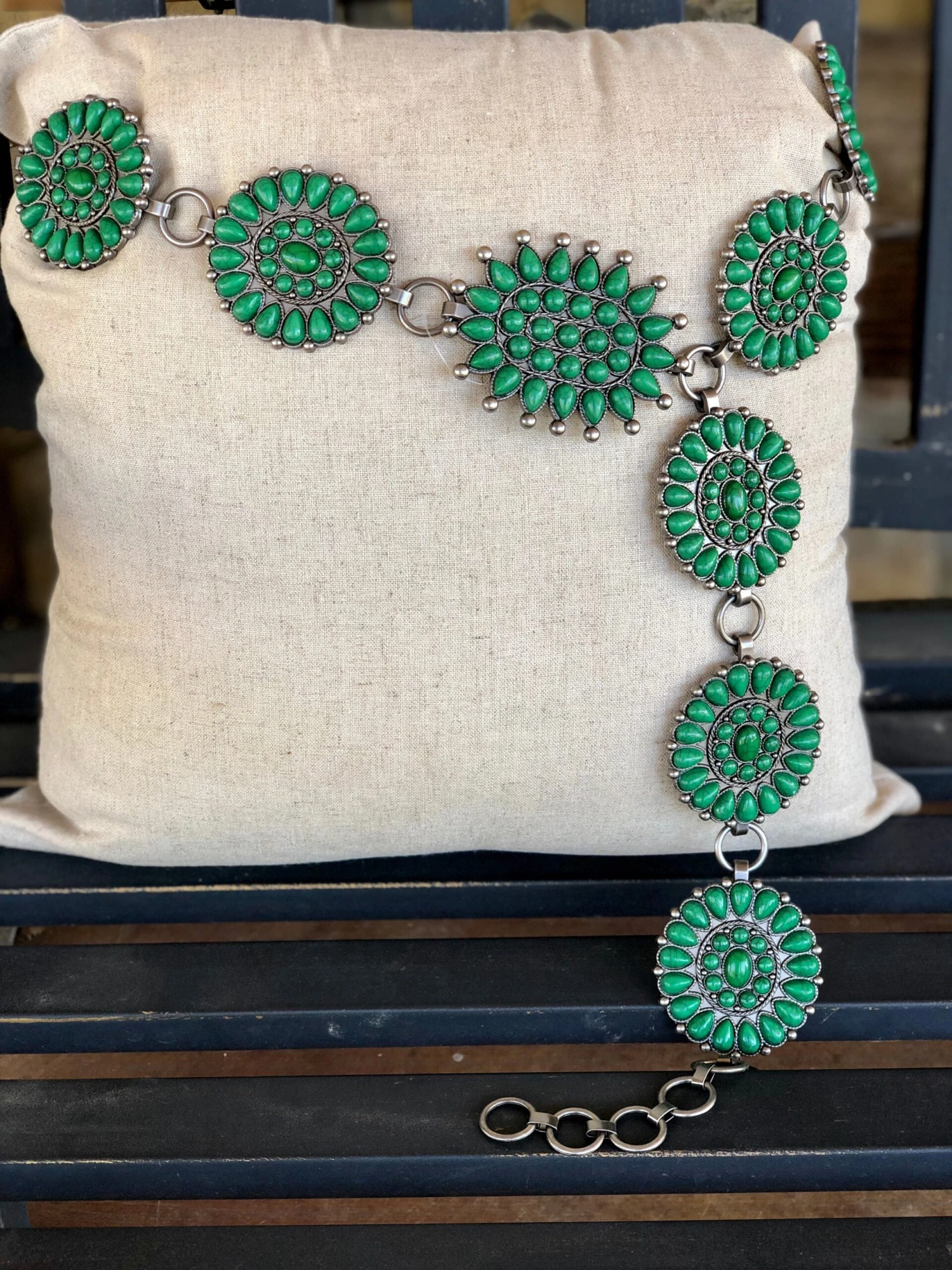 The Jade Stone Chain Belt 3 The Jade Stone Chain Belt