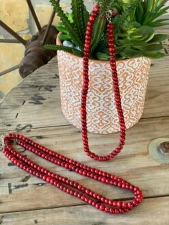 Ruby Slipper Coral Choker